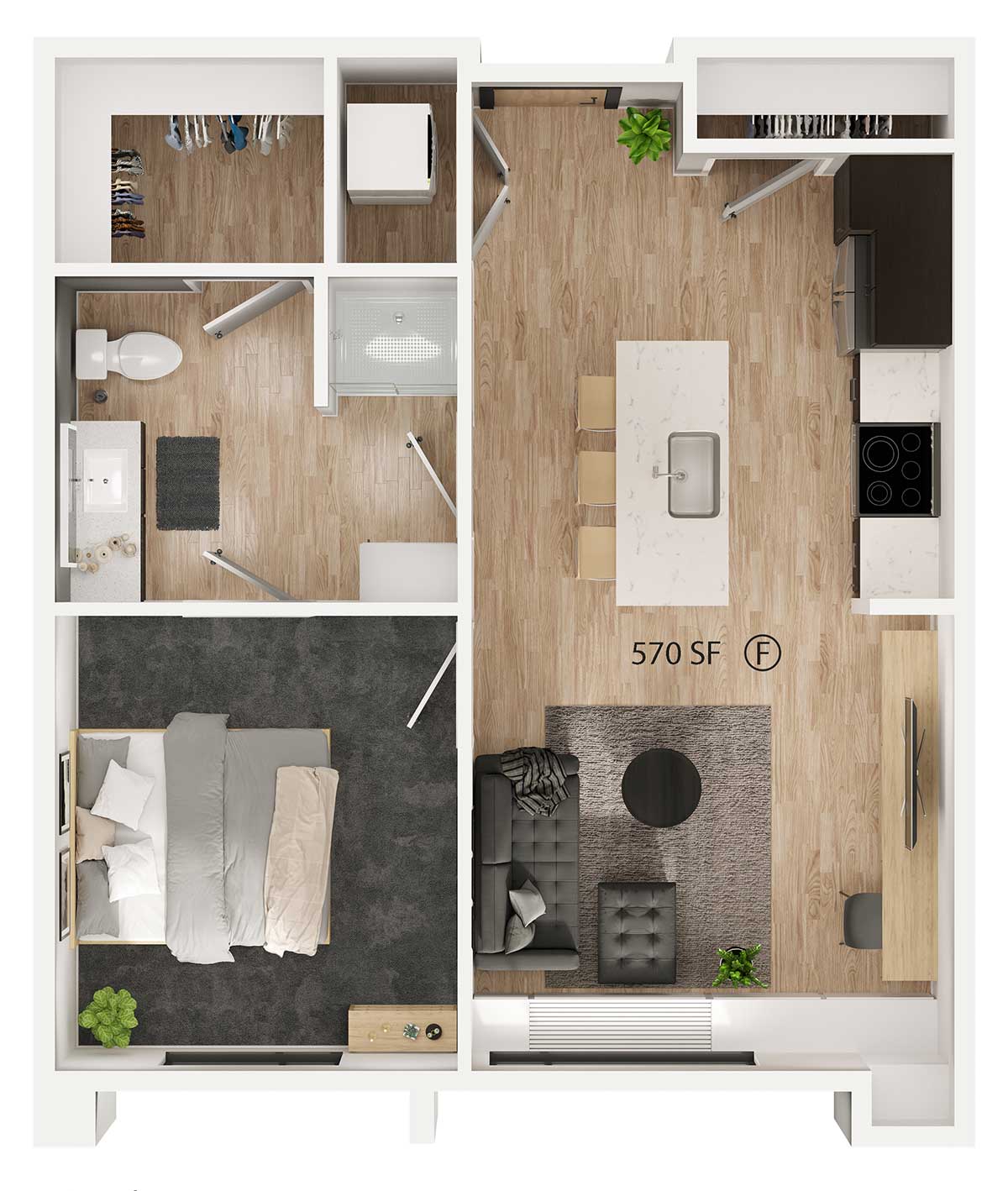 1 Bedroom A