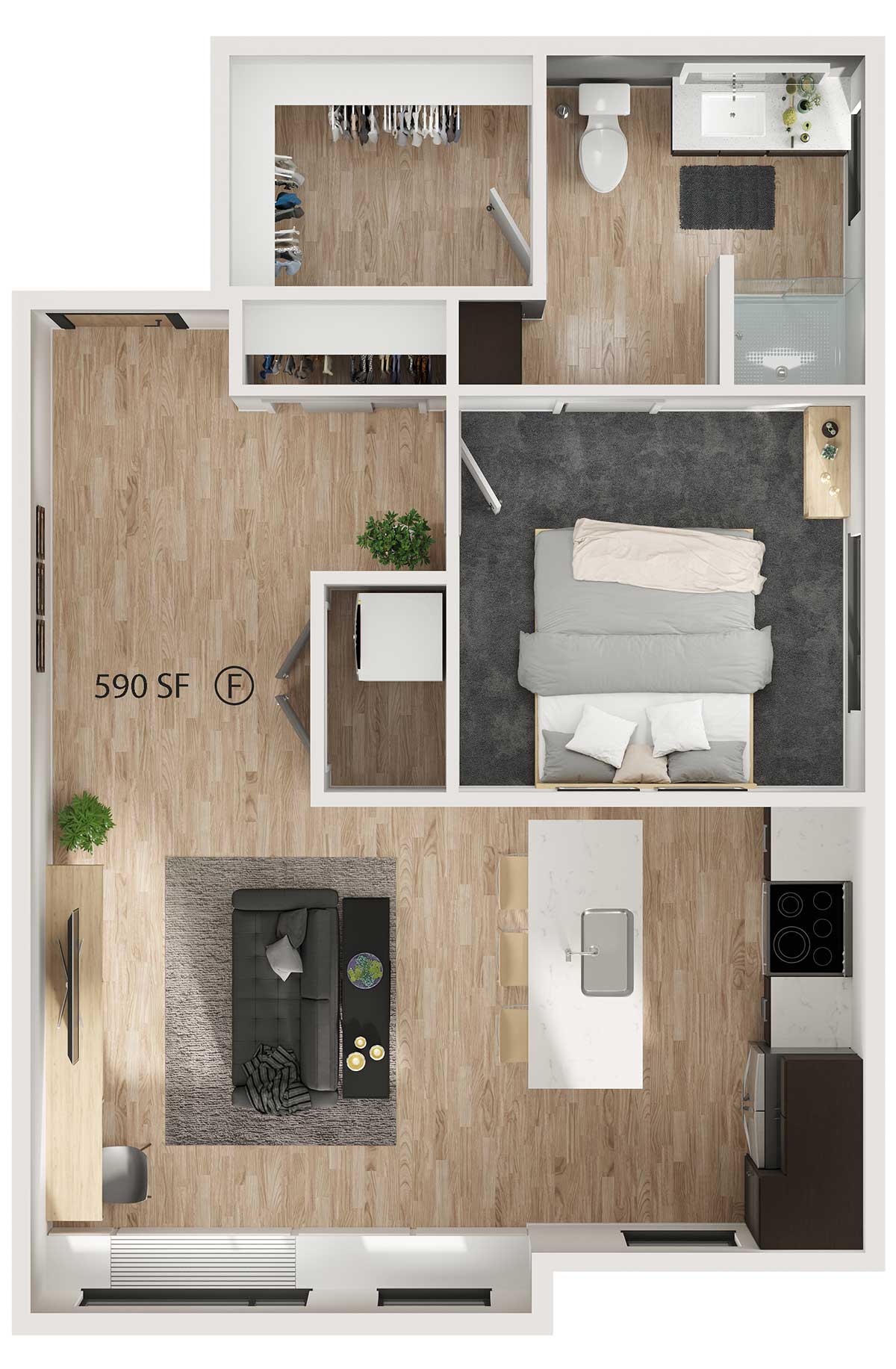 1 Bedroom D