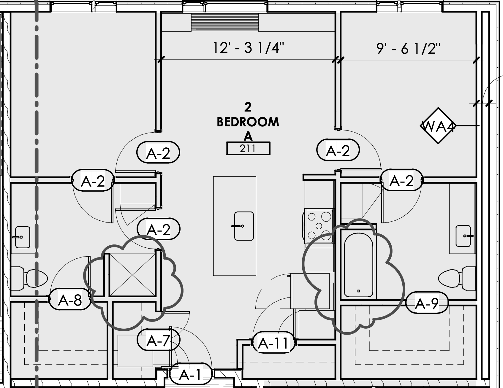2 bedroom A 211