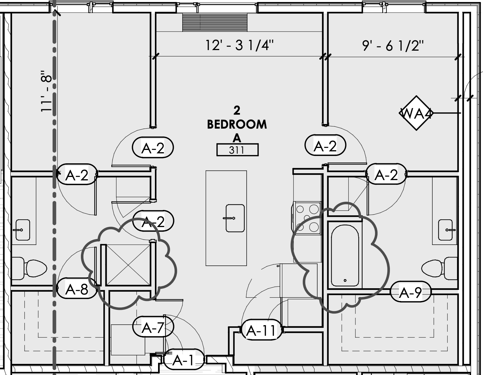 2 bedroom A 311